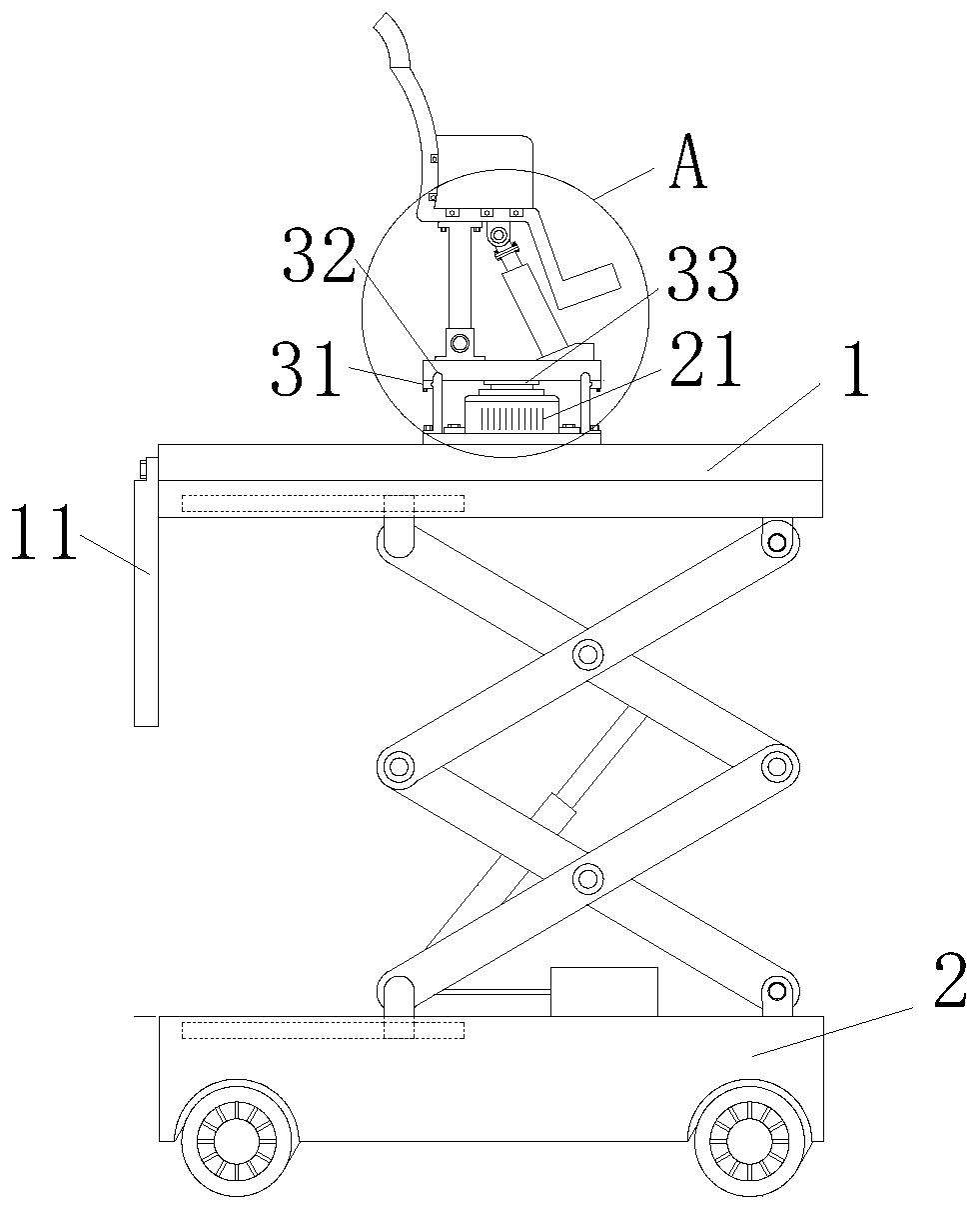 Intelligent support platform for construction of high-rise buildings, and installation method of intelligent support platform