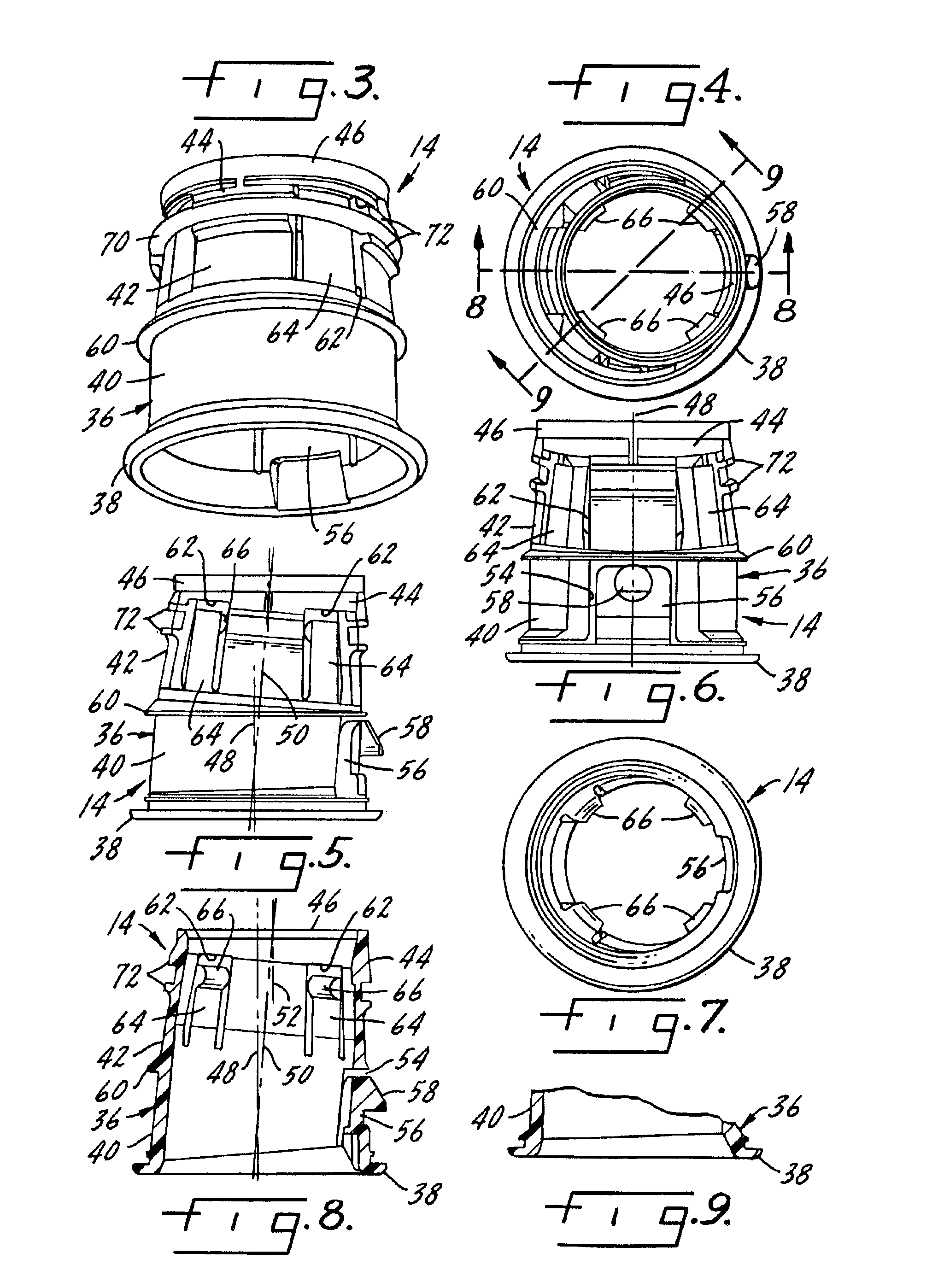 Docking collar for a faucet having a pullout spray head
