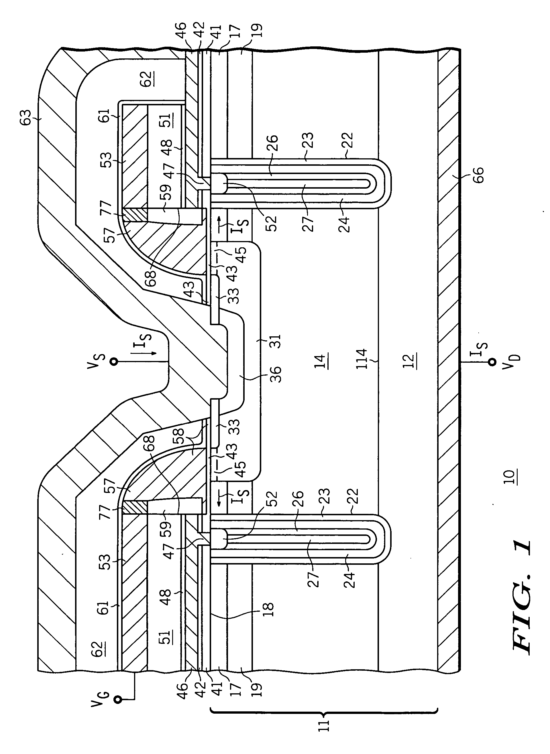 Semiconductor device having deep trench charge compensation regions and method