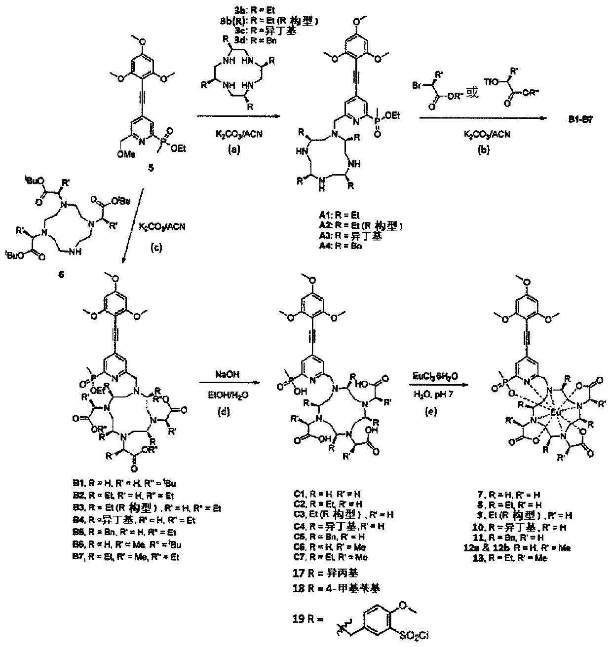 Chiral cyclen compounds and their uses