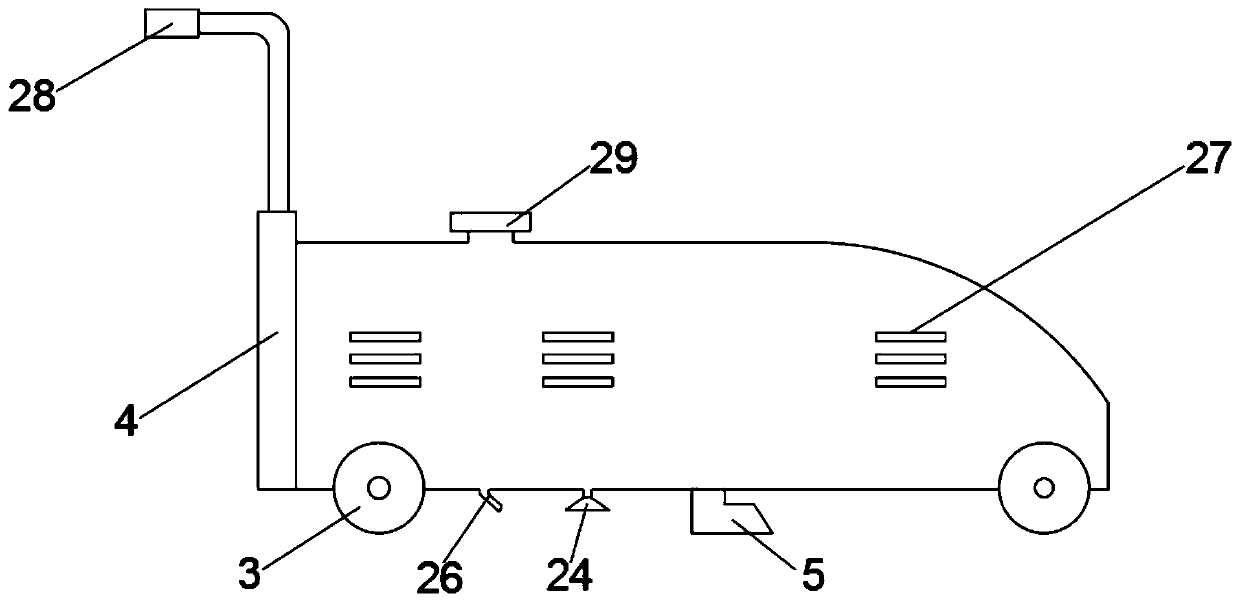 Feces removal and treatment device for poultry breeding