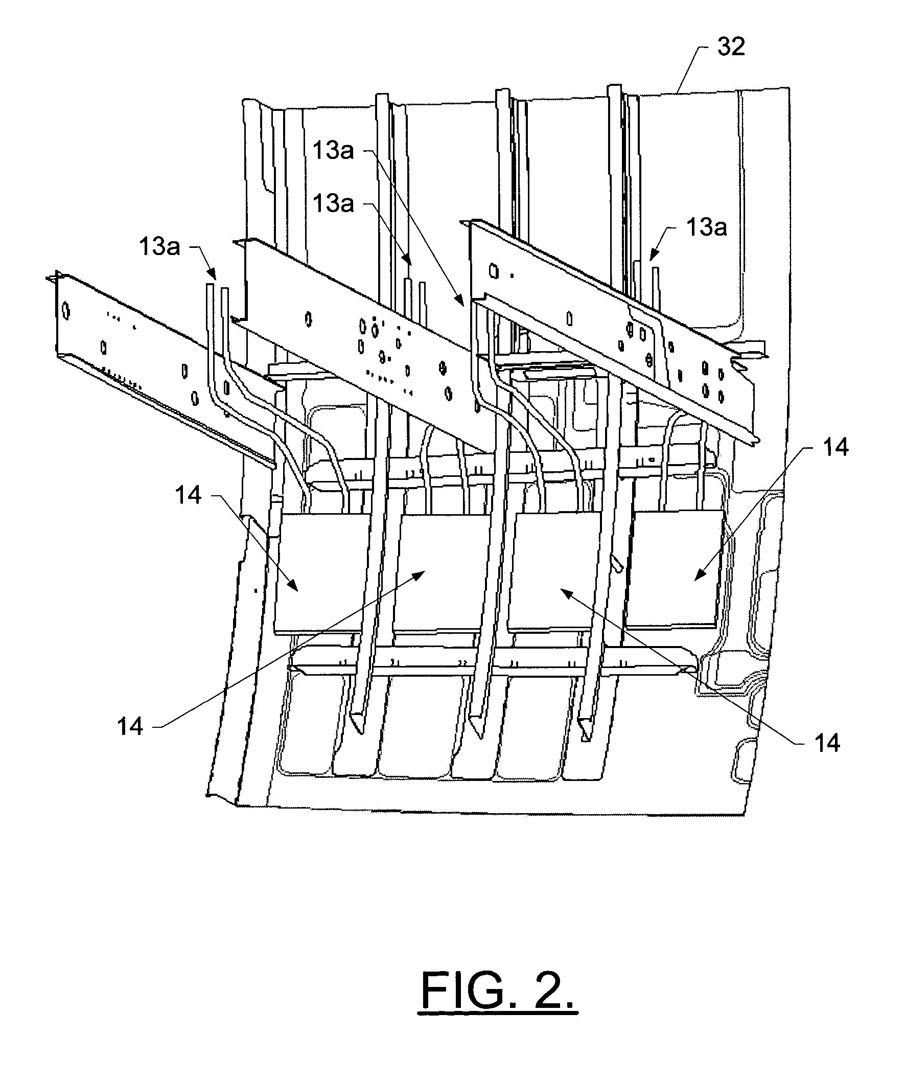 System and method of refrigerating at least one enclosure