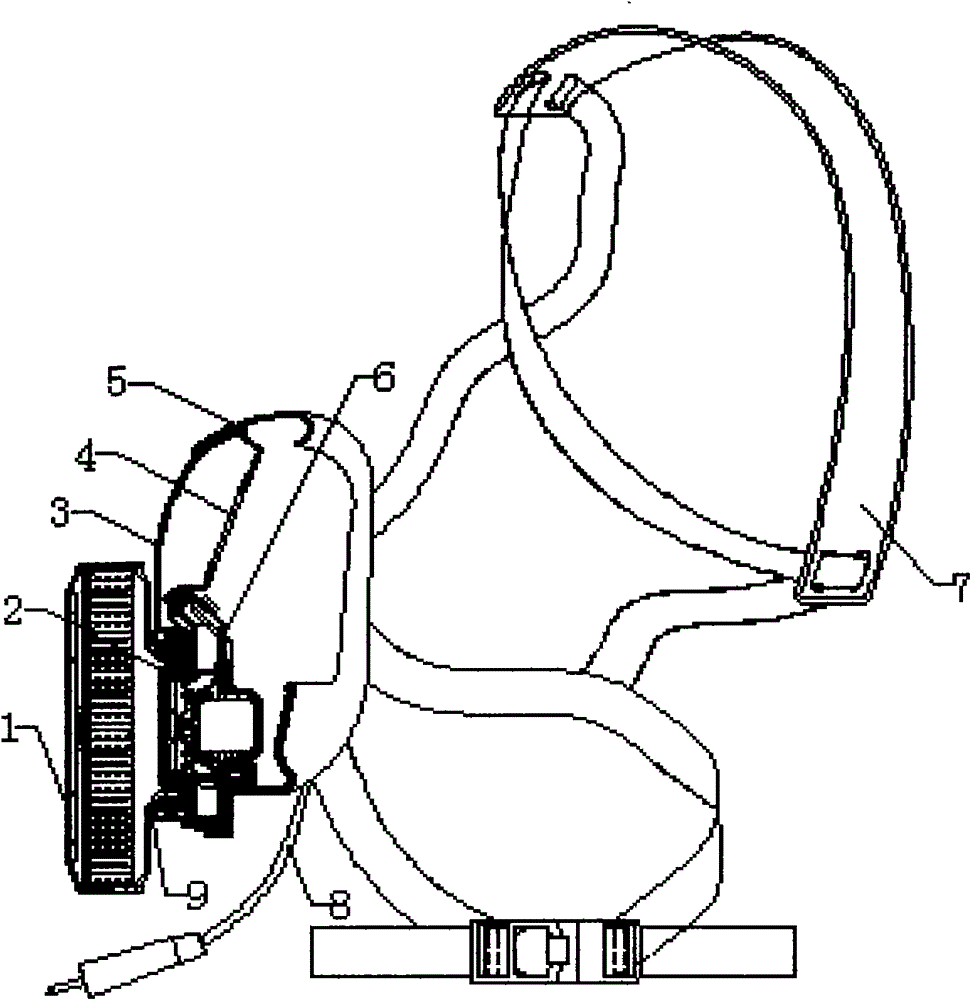 Breath-synchronized powered air supply type breathing mask