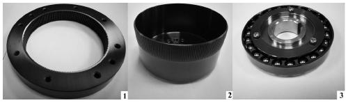 Solid lubrication method for cup-shaped harmonic gear reducer