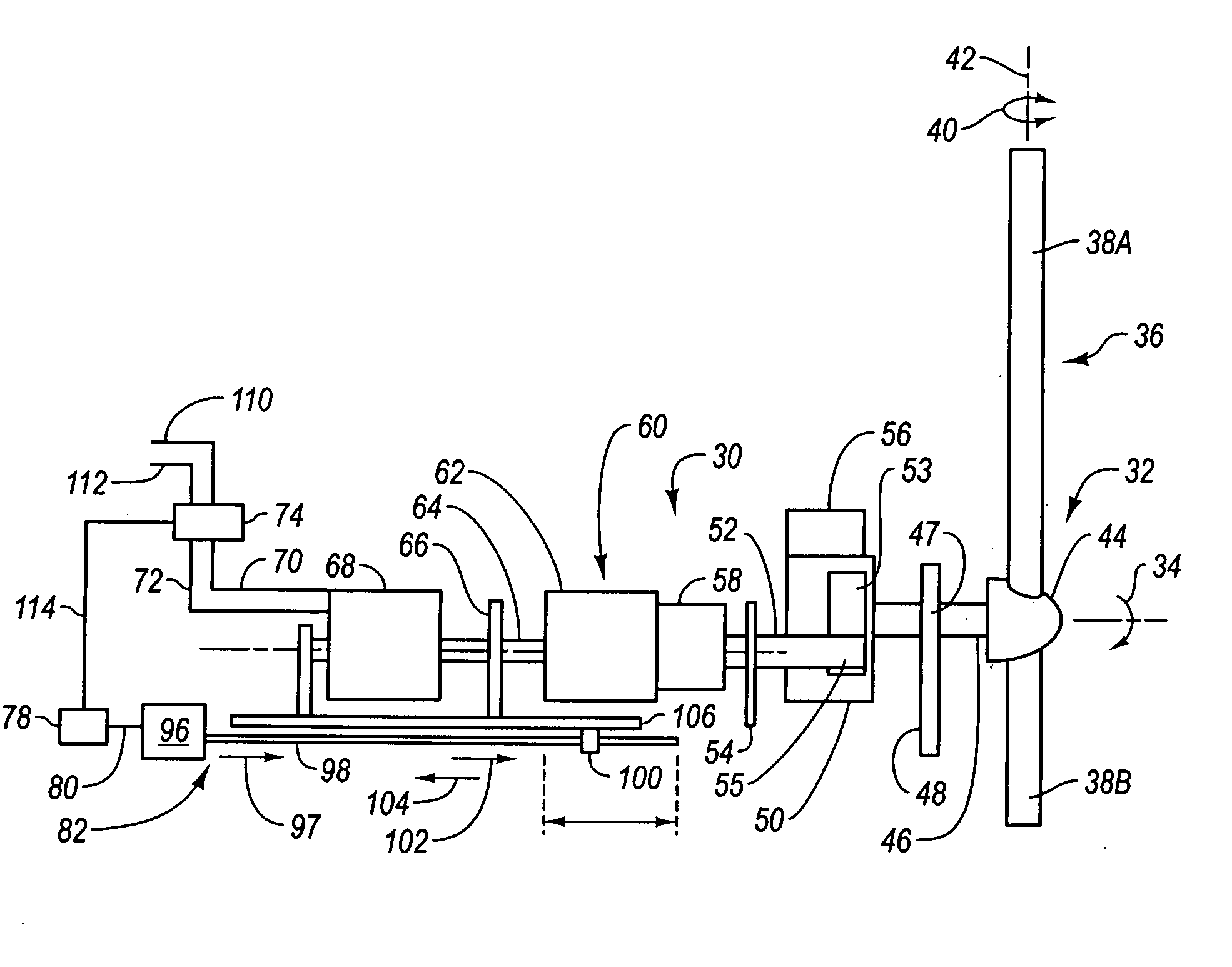 System for generating constant speed output from variable speed input