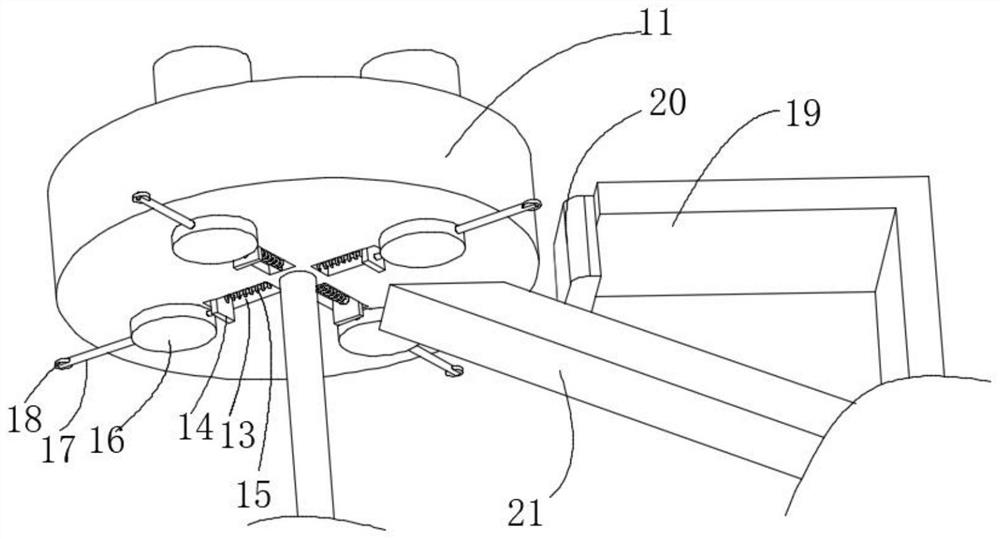 Quantitative fertilizing device