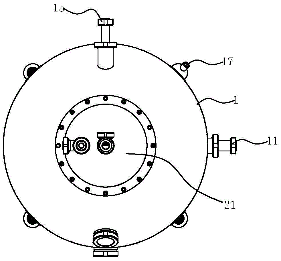 Vacuum degassing tank