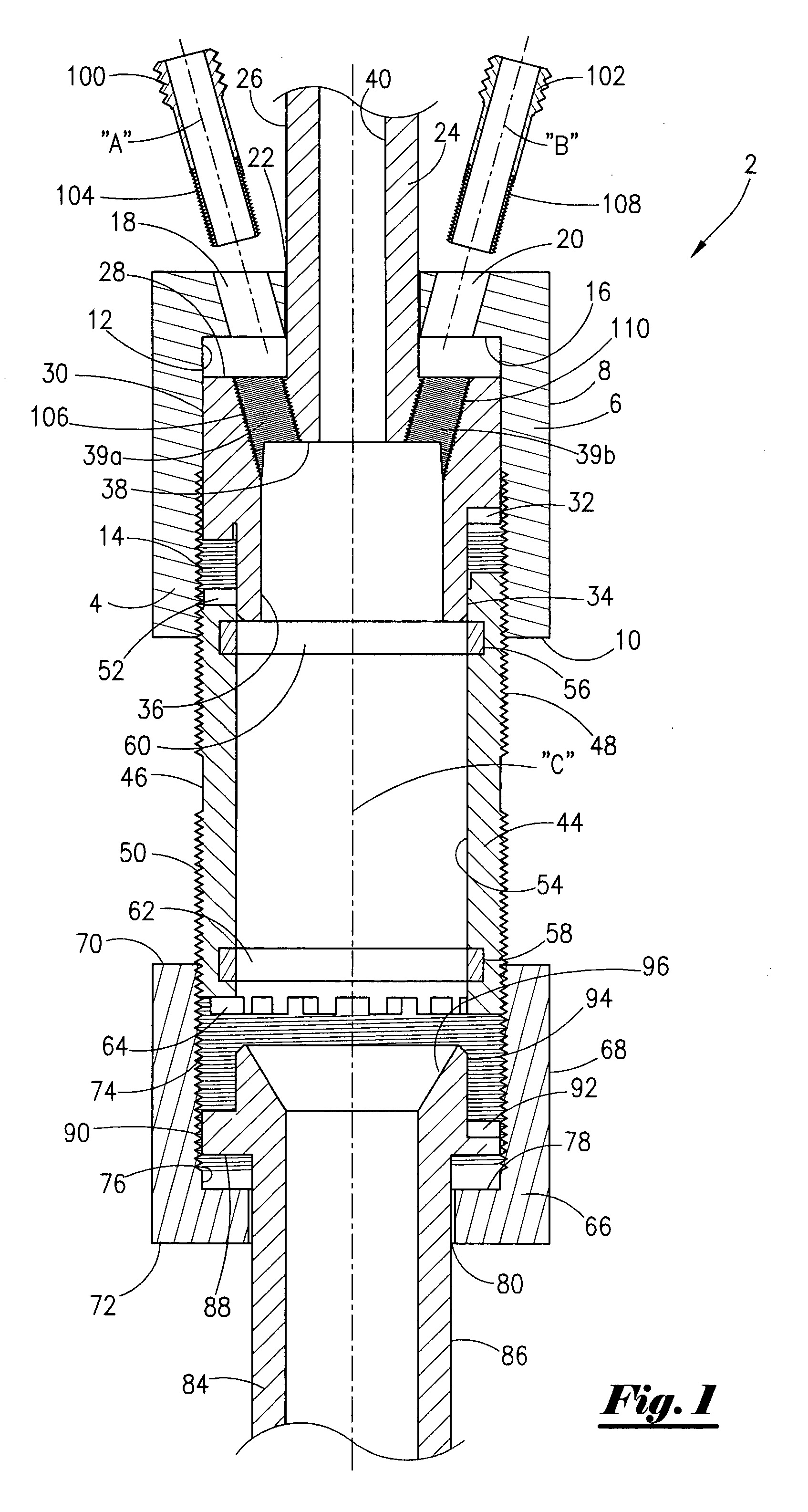 Side entry apparatus and method