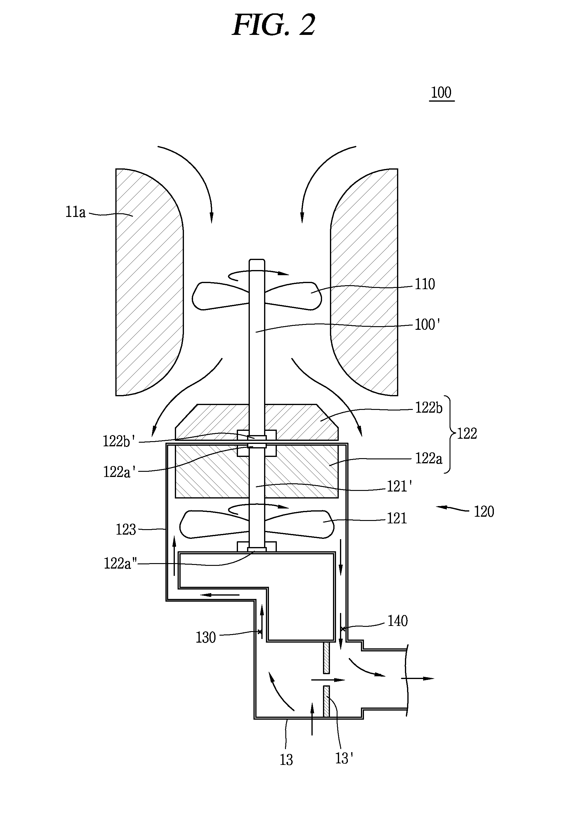 Nuclear reactor coolant pump and nuclear power plant having same