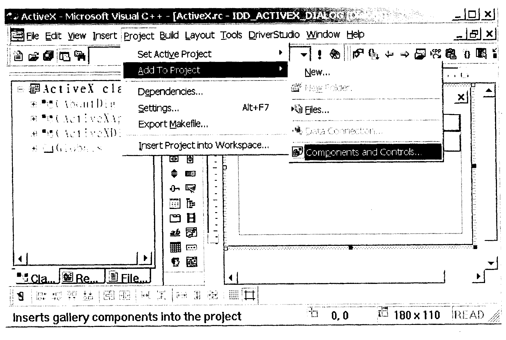 Method for embedding a third party interface in host program interface