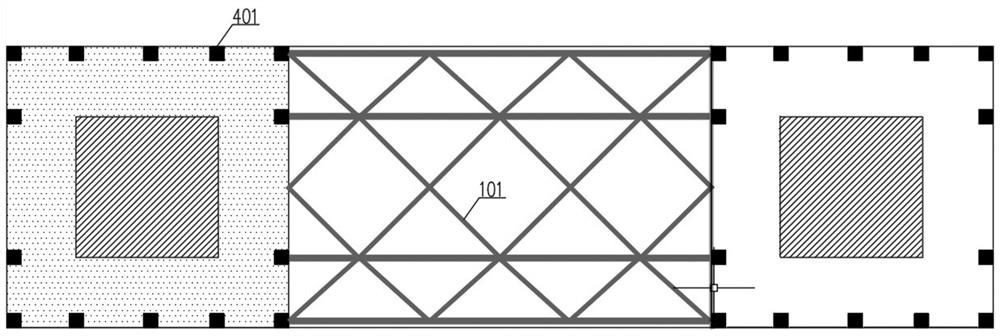 Energy-consuming conjoined structure, conjoined building system and construction method