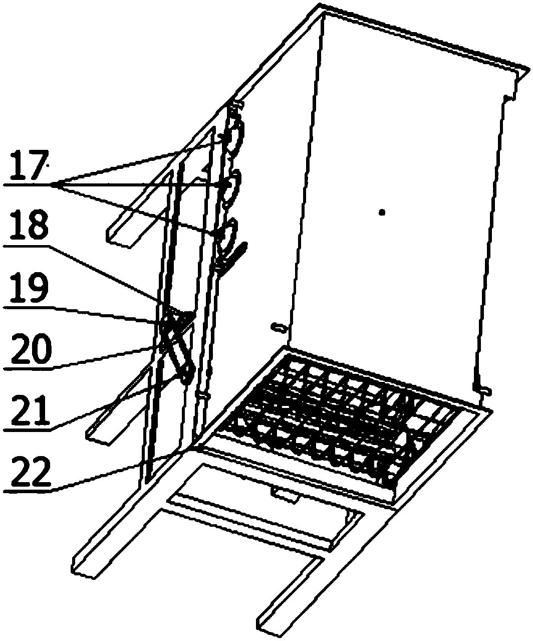 A metal fiber mesh dust collector