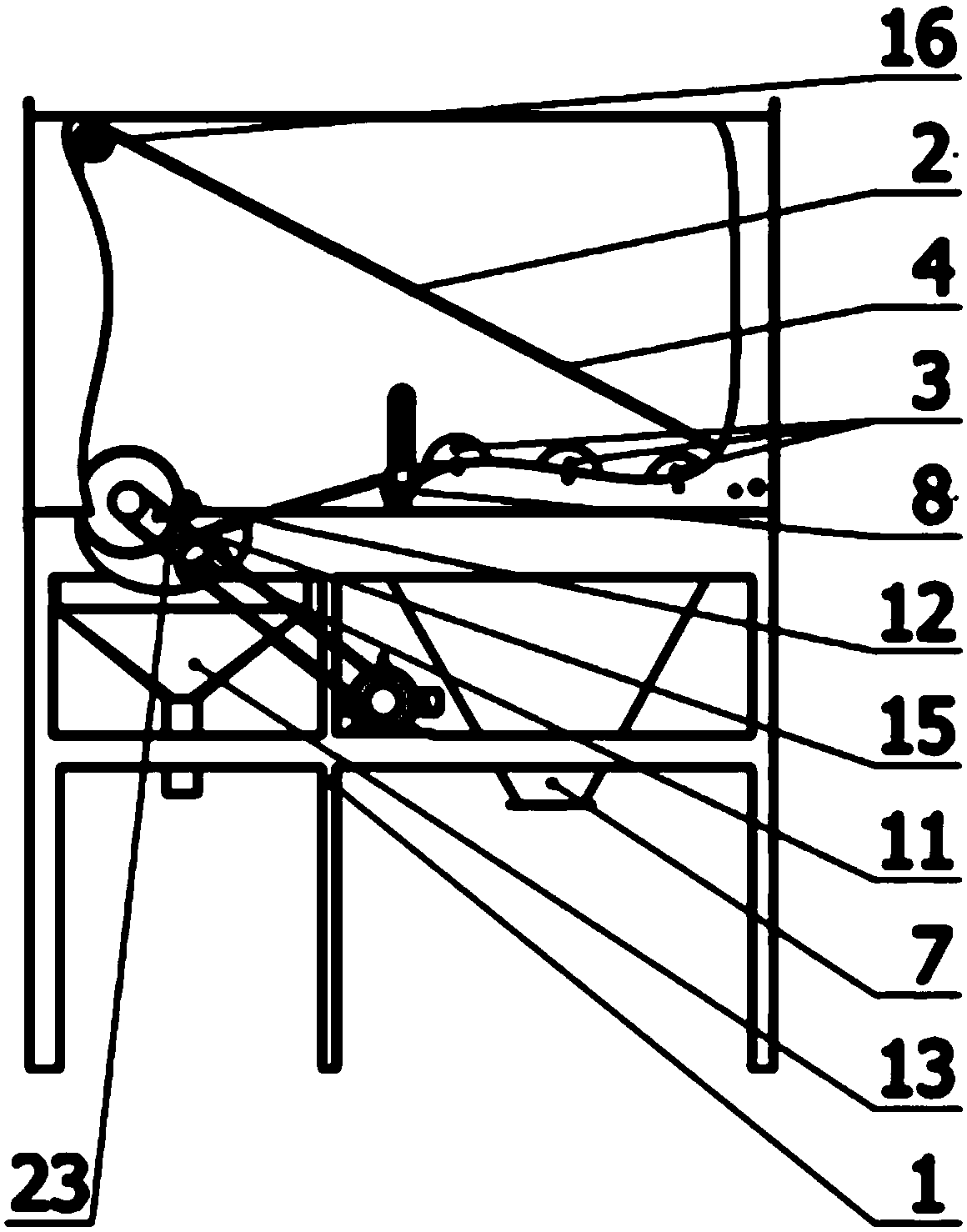 A metal fiber mesh dust collector