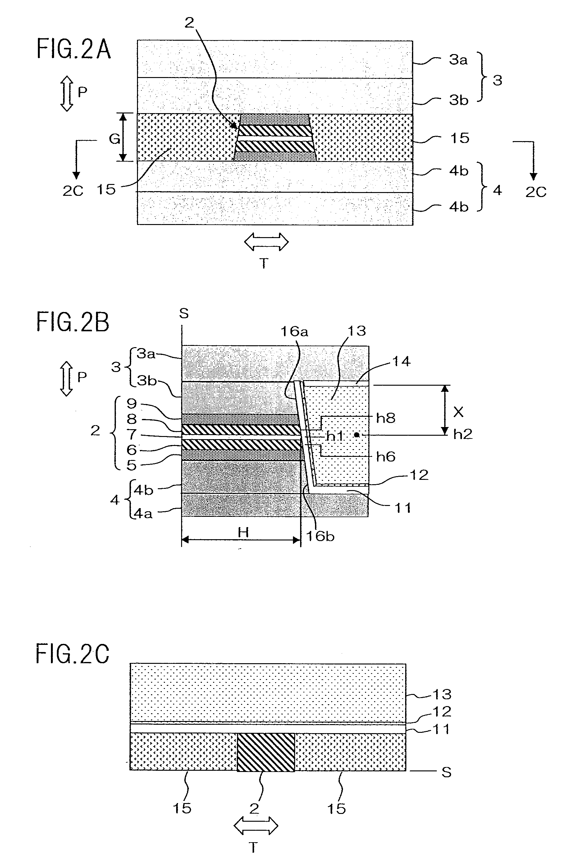 Magnetic field detecting element having thin stack with a plurality of free layers and thick bias magnetic layer