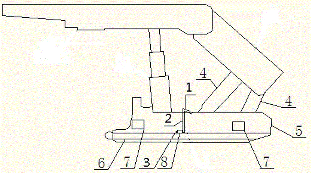 Method for fixing, hoisting and carrying hydraulic support pushing rod