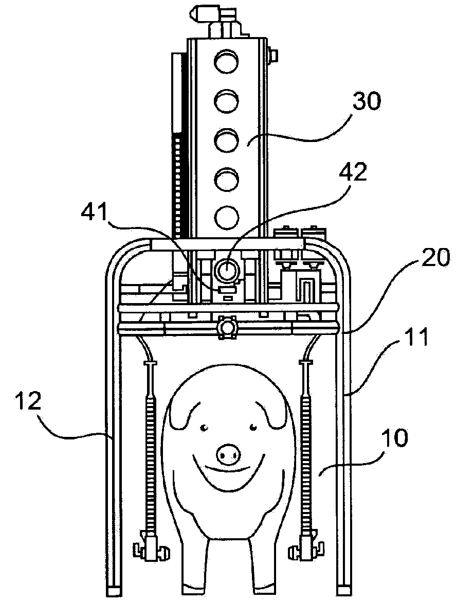 Device for detecting gestation