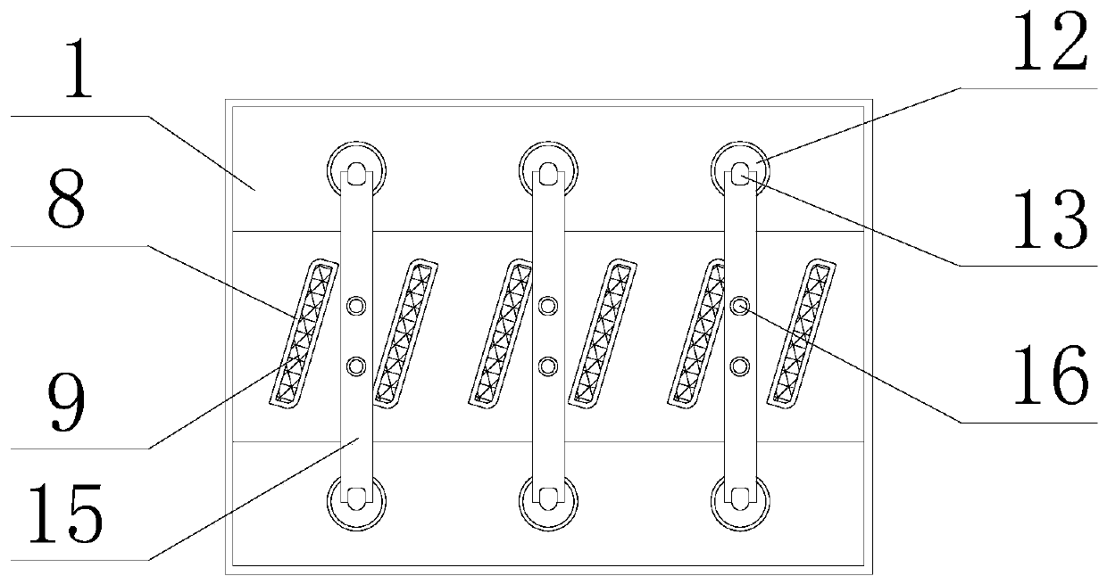 Segmented color-temperature-adjustment chip LED lamp