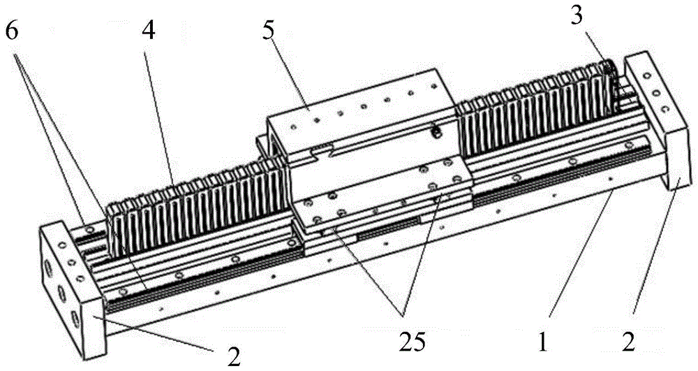 An adjustable air gap ironless linear motor