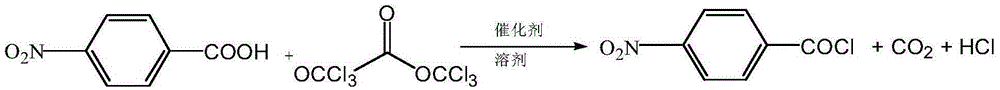 Synthesis method of paranitrobenzoyl chloride