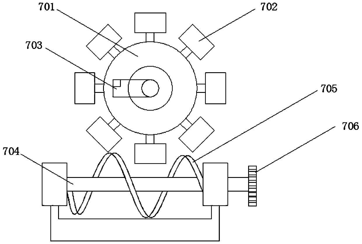 Wall thickness measuring device easy to stretch and contract