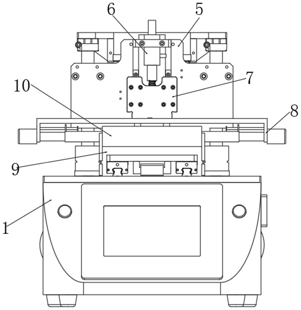 Film rolling device for intelligent blackboard display screen and working method of film rolling device