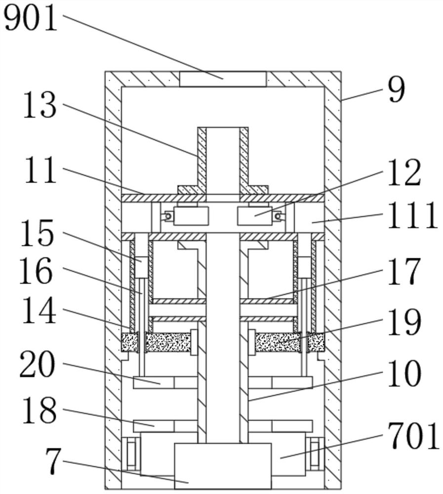 Hydraulic vertical mixed-flow generator set