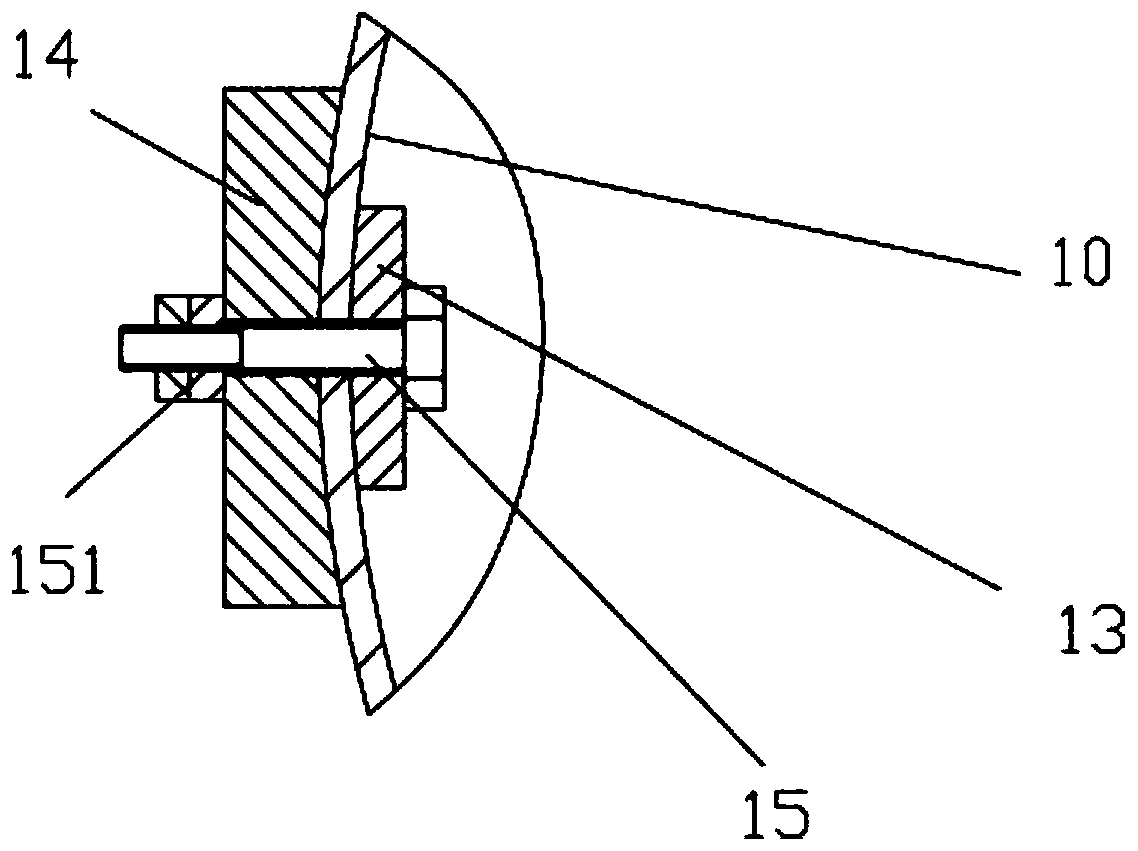 Explosion-proof fan with detachable connection parts