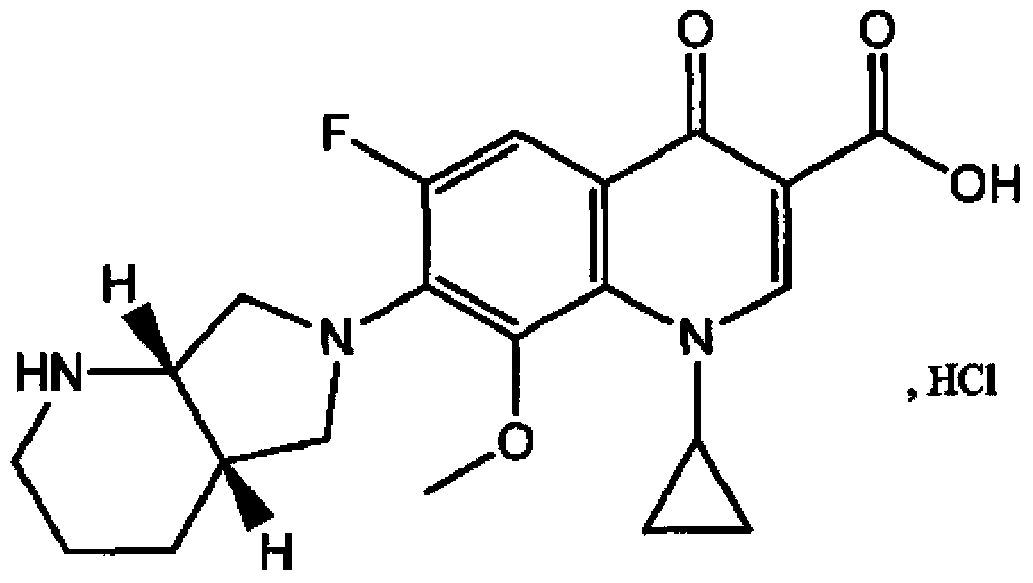 Moxifloxacin hydrochloride injection aqua