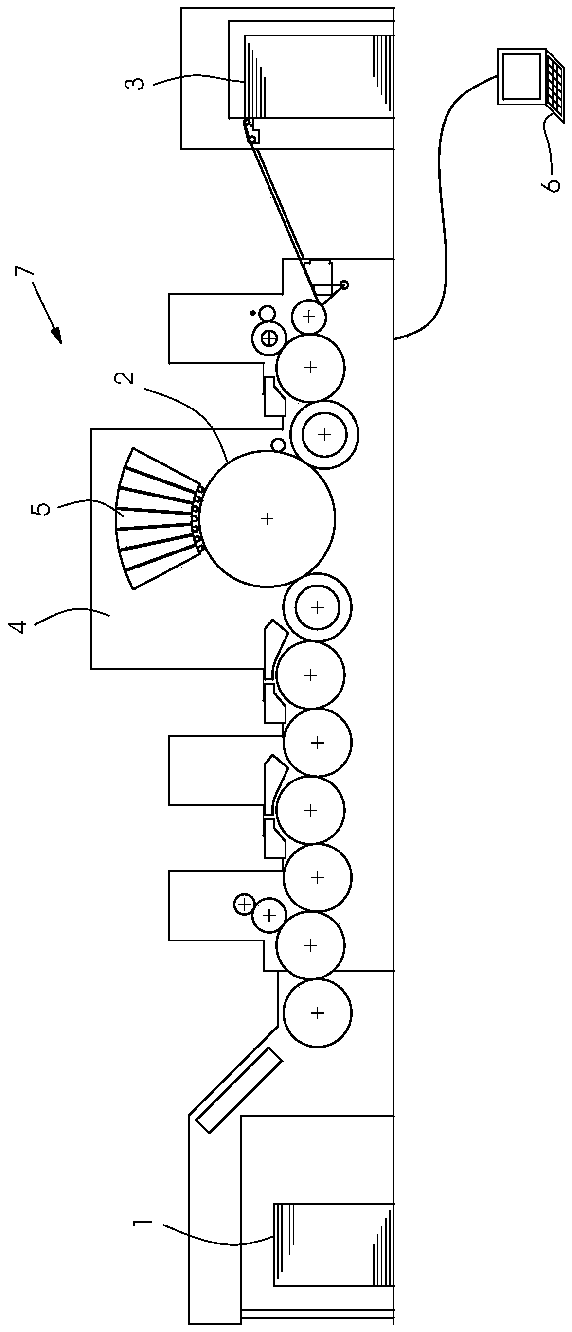 Method for computer-aided detection of faulty printing nozzles in an inkjet printing machine