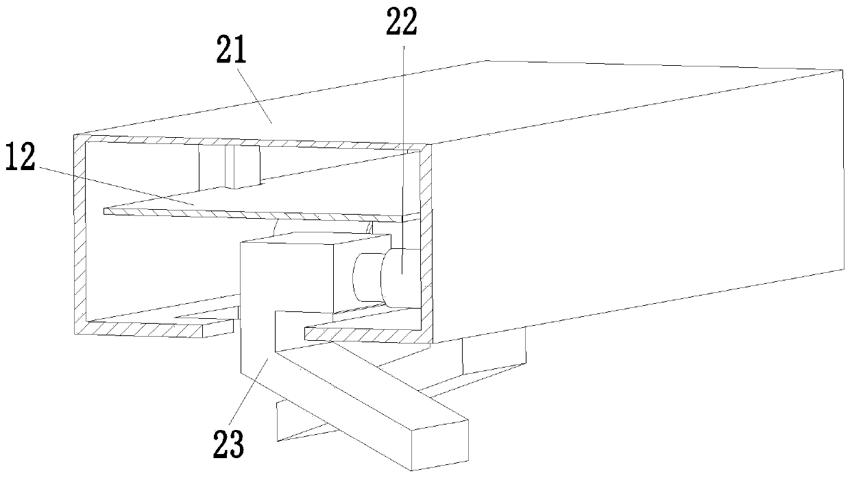 A building glass enclosure