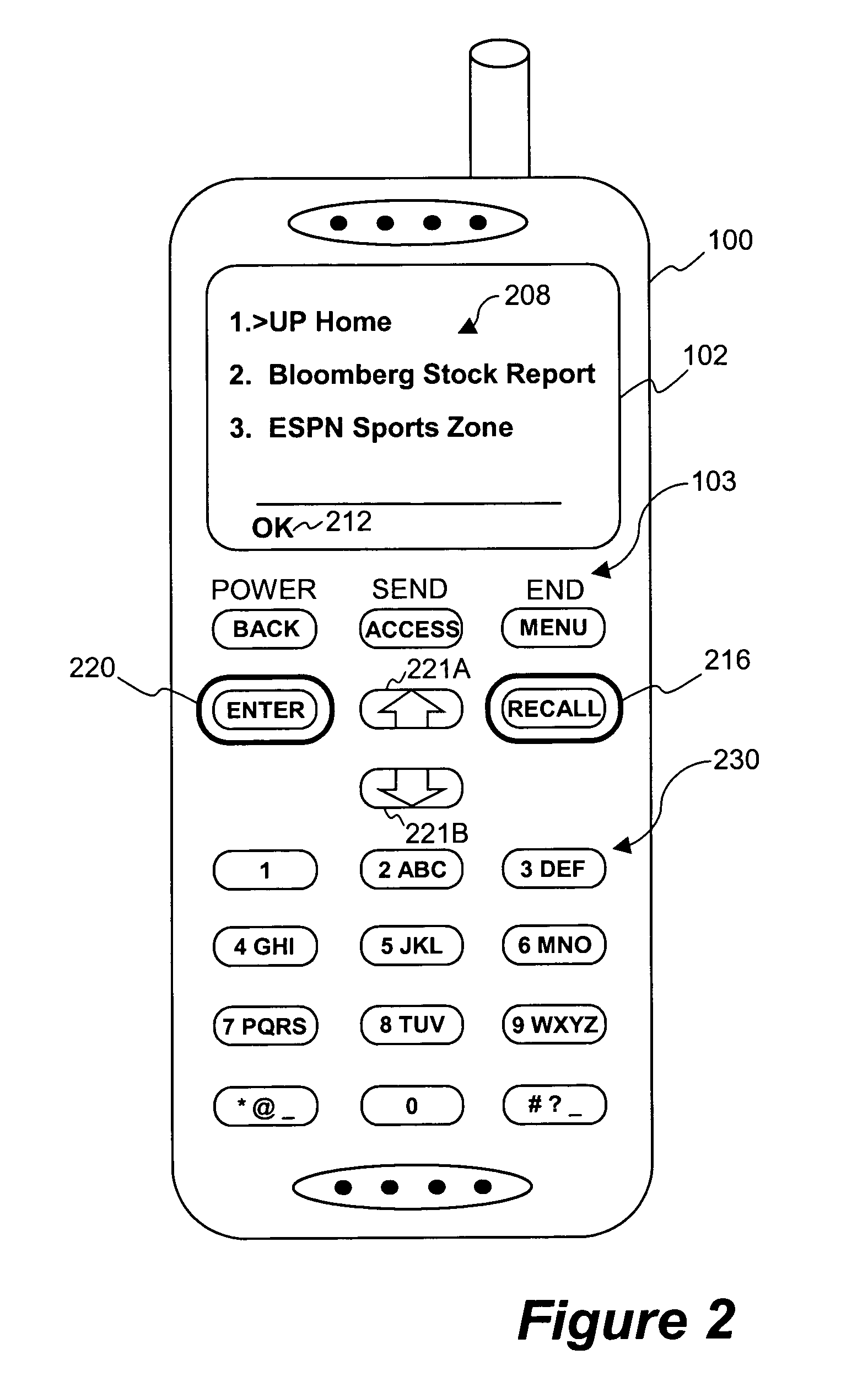 Graphical user interface features of a browser in a hand-held wireless communication device
