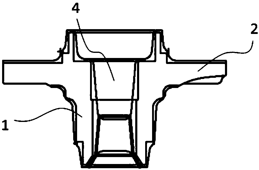 Forging process of hub unit flange plate
