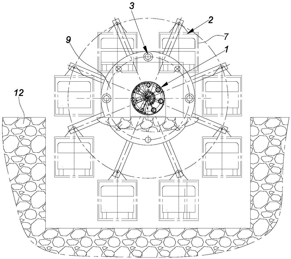 Hydraulic rotary three-dimensional garage