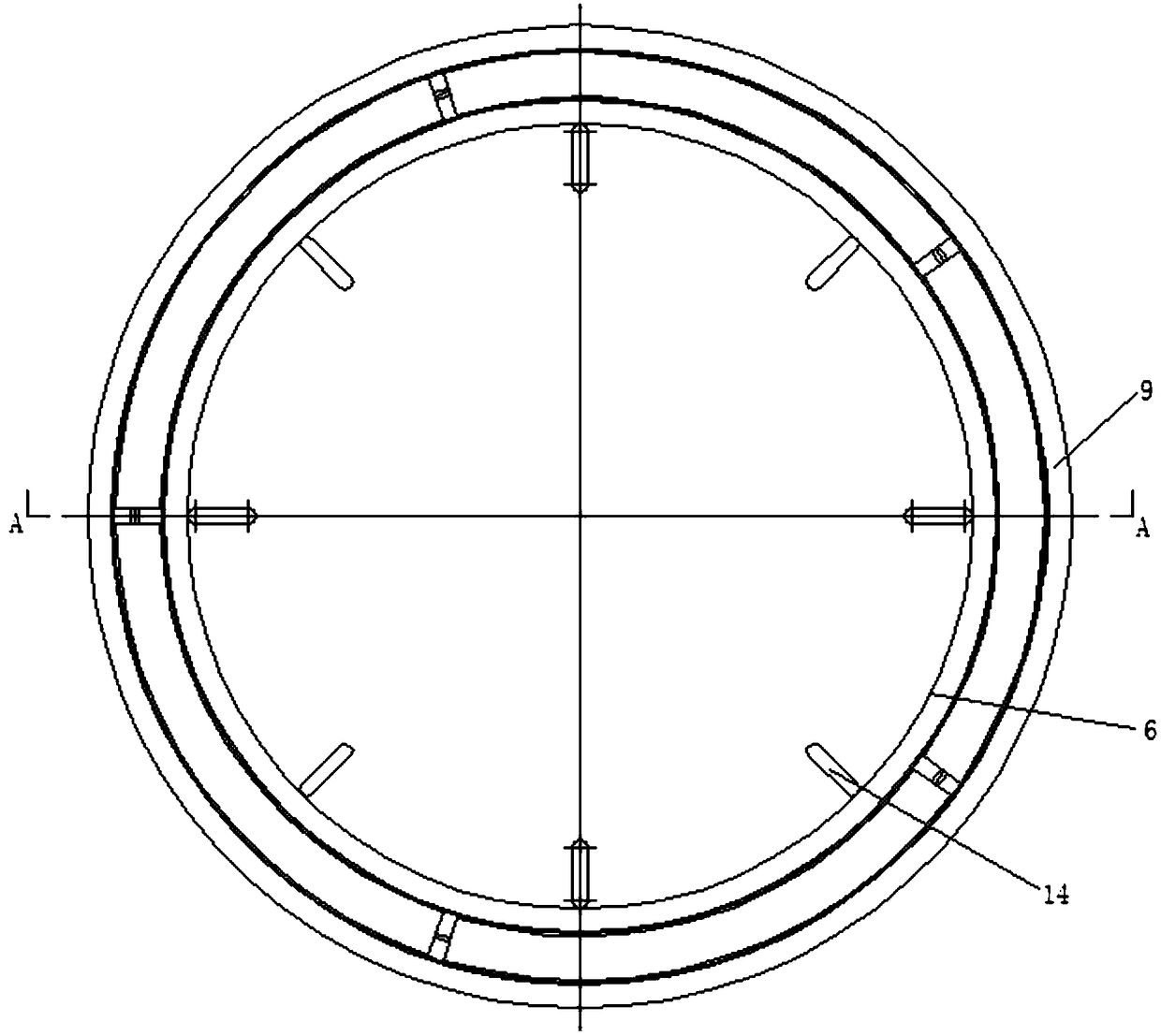 A device and method for vacuum thermal correction profile of titanium alloy welding components