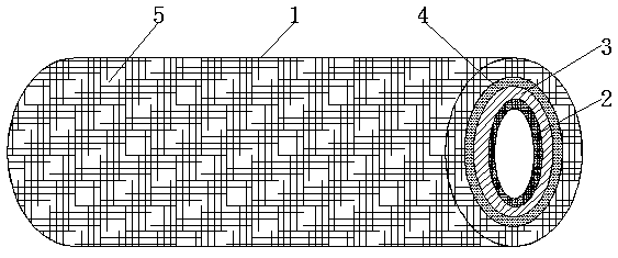 Reinforced hybrid composite explosion-proof cylinder