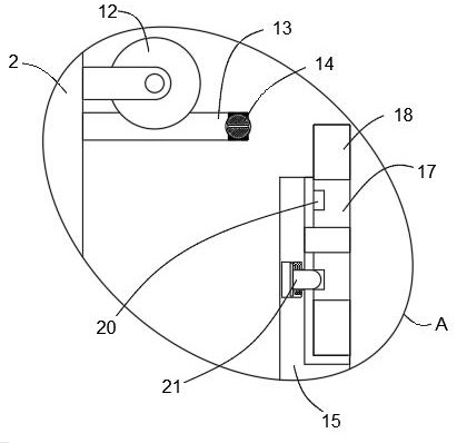 Non-woven fabric circulating type cotton blending machine