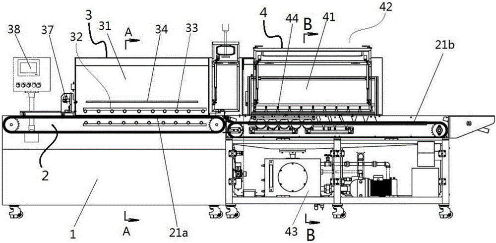 Automatic die opening device used for optical lenses