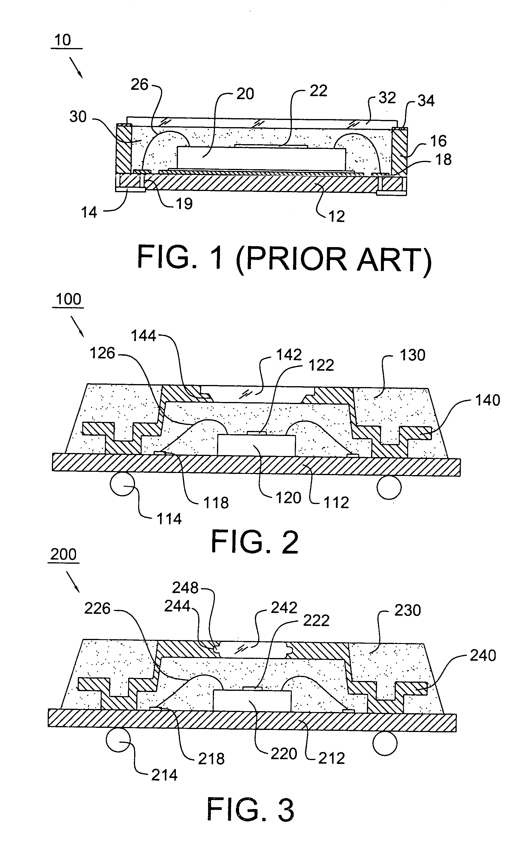 Overmolded optical package