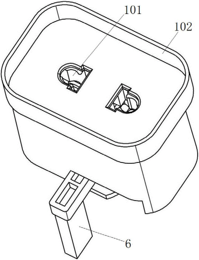 Safe and reliable national standard-to-British plug connector