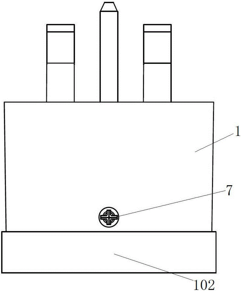 Safe and reliable national standard-to-British plug connector