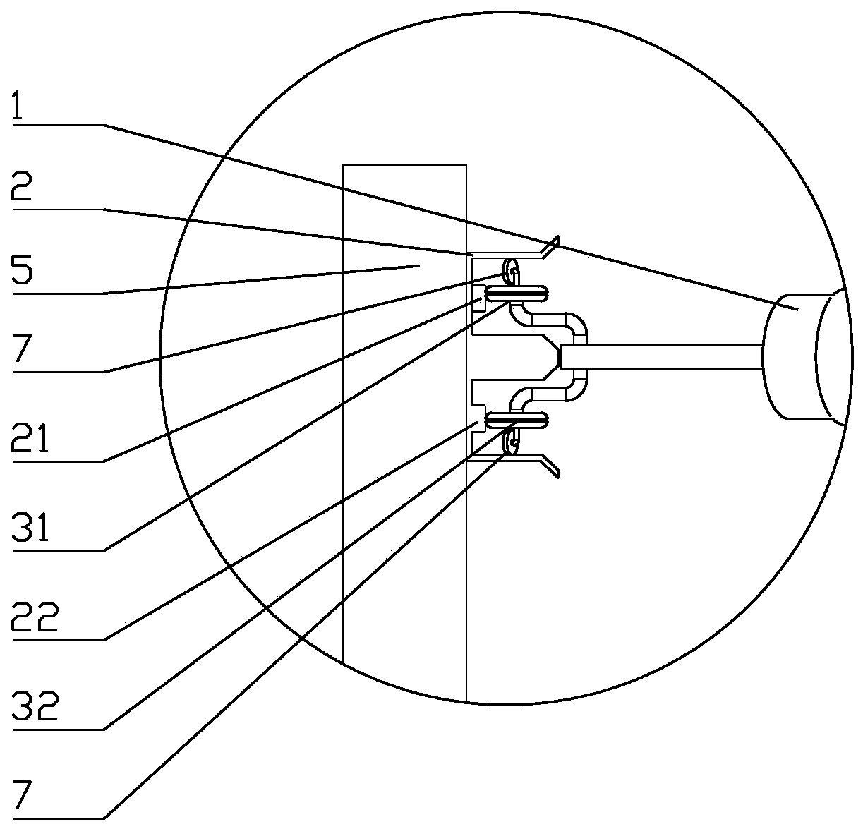 A rolling side brush charging device for electric vehicles with unlimited long-range endurance