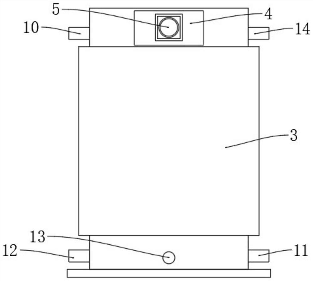 Anaerobic denitrification filter tank for sewage treatment