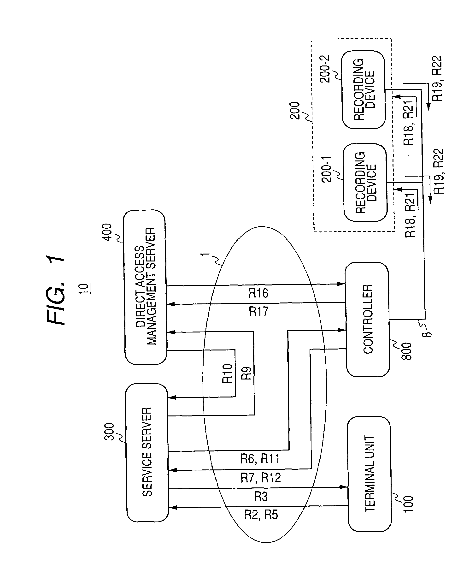 Network system, controller, recording device, service server, method of acquiring resource status of recording device, and computer program