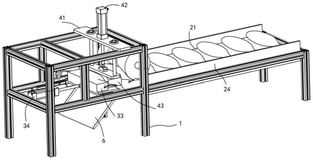 Skew rolling type fish brain extraction method