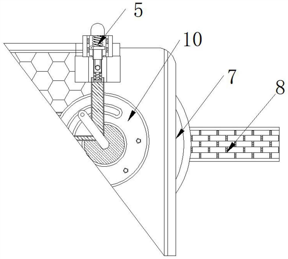 Intermittent compression hemostatic device for cardiology nursing