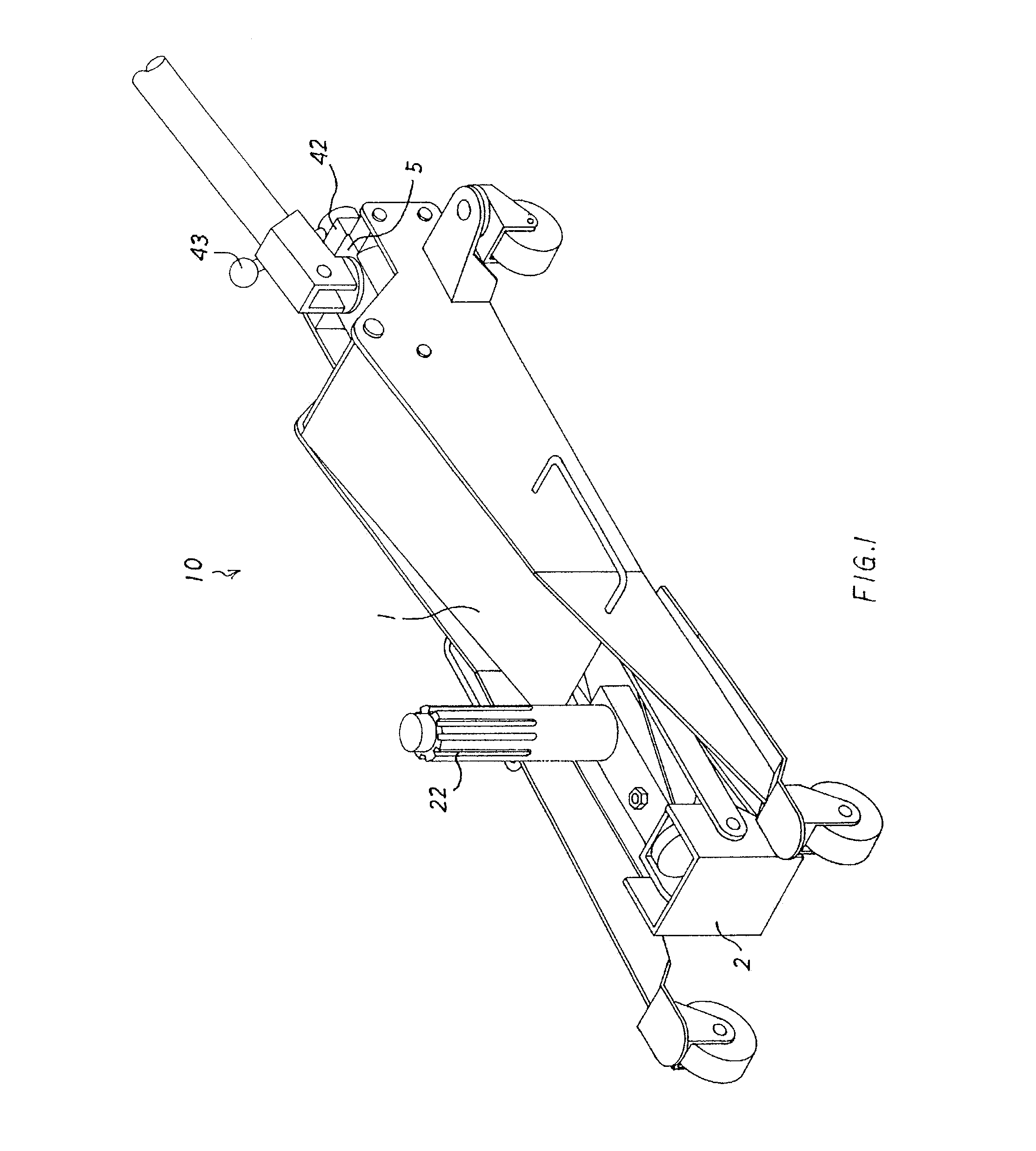 Jack structure for a clutch