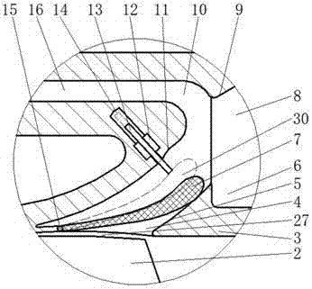Self-adaption compressor for improving flow of rotor blade tip and stator angular region