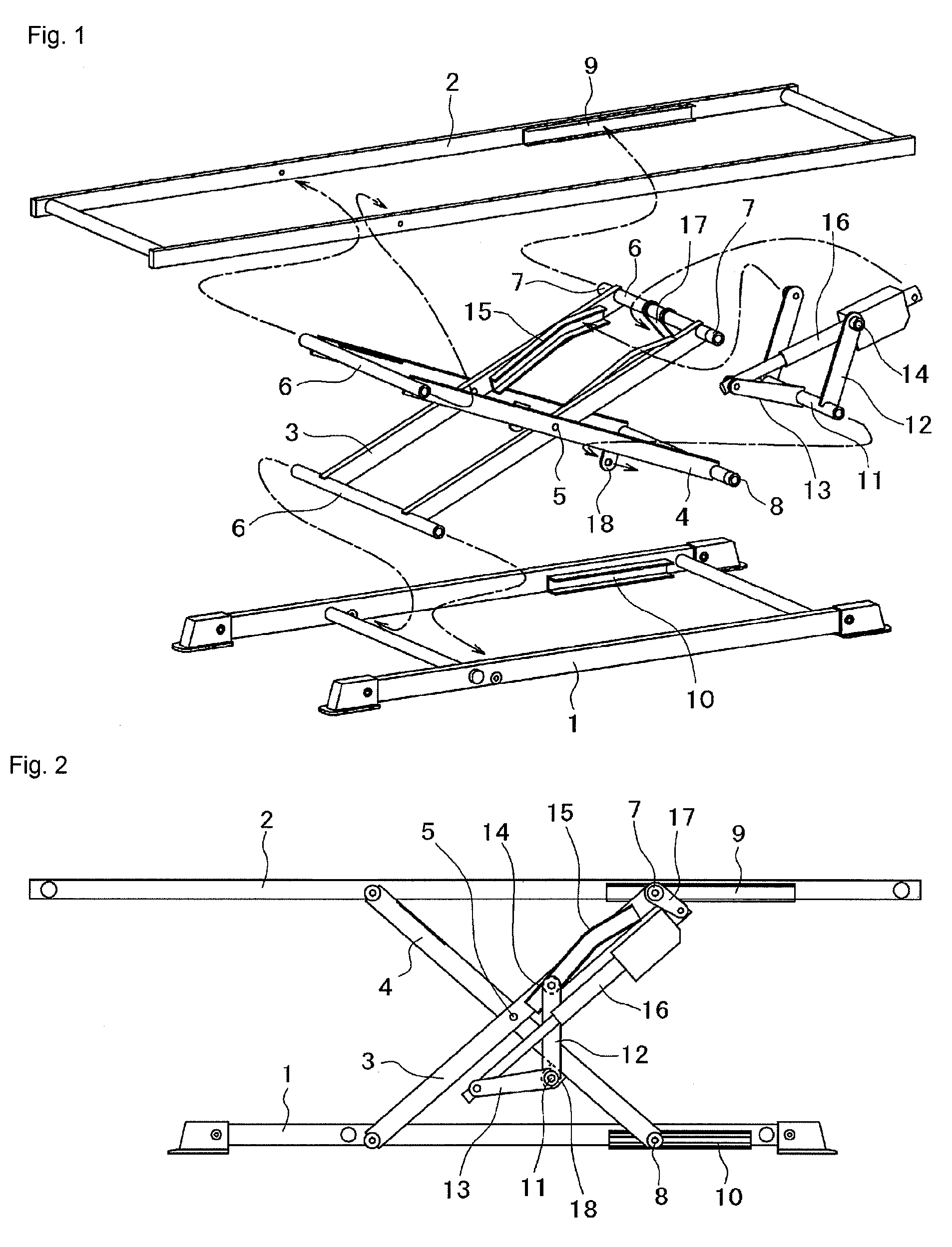 X-linked lift mechanism