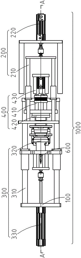 Device and system for measuring diameter of outer ring of hub bearings