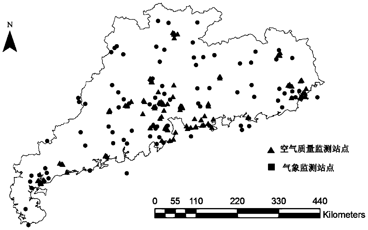 Near-surface sulfur dioxide concentration estimation method based on geographically weighted regression model